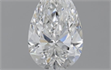 0.50 Carats, Pear F Color, VS2 Clarity and Certified by GIA
