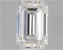 0.50 Carats, Emerald G Color, SI1 Clarity and Certified by GIA