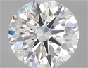 0.43 Carats, Round with Excellent Cut, F Color, VS2 Clarity and Certified by GIA