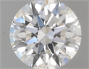 0.50 Carats, Round with Excellent Cut, F Color, VS1 Clarity and Certified by GIA