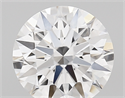 Del inventario de diamantes de laboratorio, 1.72 quilates, Redondo , Color D, claridad vvs2 y certificado IGI