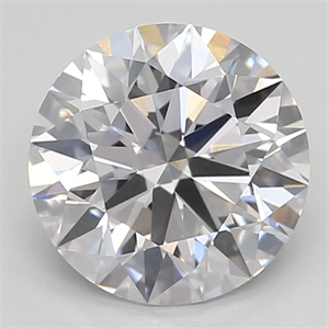 Foto Del inventario de diamantes de laboratorio, 1.71 quilates, Redondo , Color D, claridad vvs2 y certificado IGI de