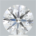 Lab Created Diamond 3.11 Carats, Round with Ideal Cut, E Color, VVS2 Clarity and Certified by IGI
