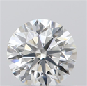 0.59 Carats, Round with Excellent Cut, G Color, VS2 Clarity and Certified by GIA