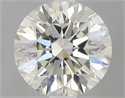 0.59 Carats, Round with Excellent Cut, K Color, VVS1 Clarity and Certified by GIA