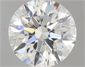 0.52 Carats, Round with Excellent Cut, I Color, IF Clarity and Certified by GIA