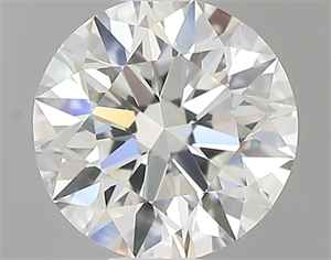 Picture of 0.52 Carats, Round with Excellent Cut, I Color, IF Clarity and Certified by GIA