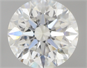 0.76 Carats, Round with Excellent Cut, H Color, VVS1 Clarity and Certified by GIA