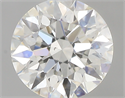 0.61 Carats, Round with Excellent Cut, I Color, SI1 Clarity and Certified by GIA