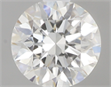 0.42 Carats, Round with Excellent Cut, H Color, VVS1 Clarity and Certified by GIA