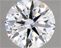 Lab Created Diamond 2.34 Carats, Round with ideal Cut, F Color, vvs2 Clarity and Certified by IGI