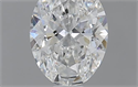 0.60 Carats, Oval F Color, VS1 Clarity and Certified by GIA