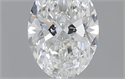 0.52 Carats, Oval E Color, SI1 Clarity and Certified by GIA