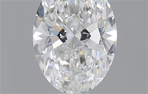 Picture of 0.52 Carats, Oval E Color, SI1 Clarity and Certified by GIA