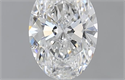0.72 Carats, Oval E Color, VVS1 Clarity and Certified by GIA