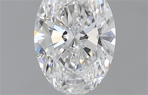 Picture of 0.72 Carats, Oval E Color, VVS1 Clarity and Certified by GIA