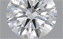 0.56 Carats, Round with Excellent Cut, F Color, VVS2 Clarity and Certified by GIA