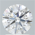 Lab Created Diamond 1.57 Carats, Round with Ideal Cut, E Color, VVS2 Clarity and Certified by IGI