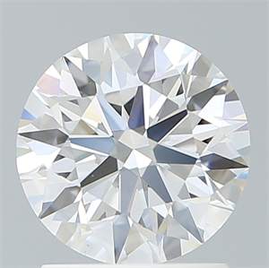 Picture of Lab Created Diamond 1.57 Carats, Round with Ideal Cut, E Color, VVS2 Clarity and Certified by IGI