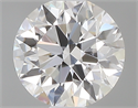 0.40 Carats, Round with Excellent Cut, D Color, VS1 Clarity and Certified by GIA