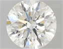 0.80 Carats, Round with Excellent Cut, J Color, SI1 Clarity and Certified by GIA