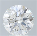 Lab Created Diamond 3.18 Carats, Round with Ideal Cut, E Color, VVS2 Clarity and Certified by IGI