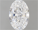 0.53 Carats, Oval D Color, VS2 Clarity and Certified by GIA