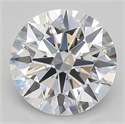 Del inventario de diamantes de laboratorio, 2.28 quilates, Redondo , Color D, claridad vvs2 y certificado IGI