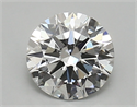 Del inventario de diamantes de laboratorio, 1.28 quilates, Redondo , Color D, claridad vs1 y certificado IGI