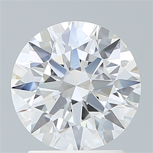 Picture of Lab Created Diamond 2.00 Carats, Round with Ideal Cut, E Color, VS1 Clarity and Certified by IGI