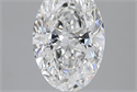 3.01 Carats, Oval E Color, SI1 Clarity and Certified by GIA