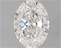 0.70 Carats, Oval E Color, IF Clarity and Certified by GIA