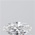 0.60 Carats, Marquise D Color, SI1 Clarity and Certified by GIA