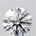 0.53 Carats, Round with Excellent Cut, E Color, VVS2 Clarity and Certified by GIA