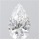 1.53 Carats, Pear D Color, VS2 Clarity and Certified by GIA