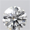 0.52 Carats, Round with Excellent Cut, F Color, VS2 Clarity and Certified by GIA