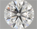 0.80 Carats, Round with Very Good Cut, I Color, SI1 Clarity and Certified by GIA