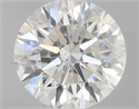 0.70 Carats, Round with Excellent Cut, H Color, SI2 Clarity and Certified by GIA
