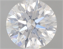 0.60 Carats, Round with Excellent Cut, F Color, SI2 Clarity and Certified by GIA
