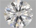 0.50 Carats, Round with Excellent Cut, H Color, VS2 Clarity and Certified by GIA