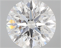 0.61 Carats, Round with Excellent Cut, D Color, SI2 Clarity and Certified by GIA