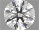 0.50 Carats, Round with Very Good Cut, F Color, VVS2 Clarity and Certified by GIA
