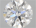 0.63 Carats, Round with Excellent Cut, G Color, VS2 Clarity and Certified by GIA
