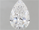 1.09 Carats, Pear D Color, IF Clarity and Certified by GIA