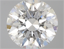 0.51 Carats, Round with Excellent Cut, H Color, VS1 Clarity and Certified by GIA
