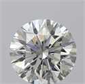 0.82 Carats, Round with Excellent Cut, H Color, IF Clarity and Certified by GIA