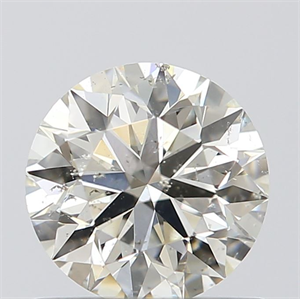 Picture of 0.70 Carats, Round with Excellent Cut, K Color, SI2 Clarity and Certified by GIA