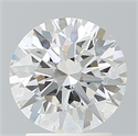 Del inventario de diamantes de laboratorio, 2.09 quilates, Redondo , Color E, claridad VVS2 y certificado IGI