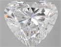 0.70 Carats, Heart D Color, SI1 Clarity and Certified by GIA