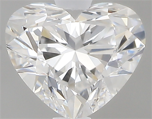 Picture of 0.42 Carats, Heart F Color, VVS1 Clarity and Certified by GIA